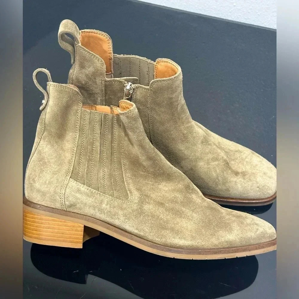Aquatalia Suede‎ Leather Boots Size 10